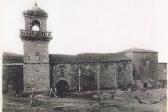 Entrada ao convento e muro sur da igrexa cara a- 1905